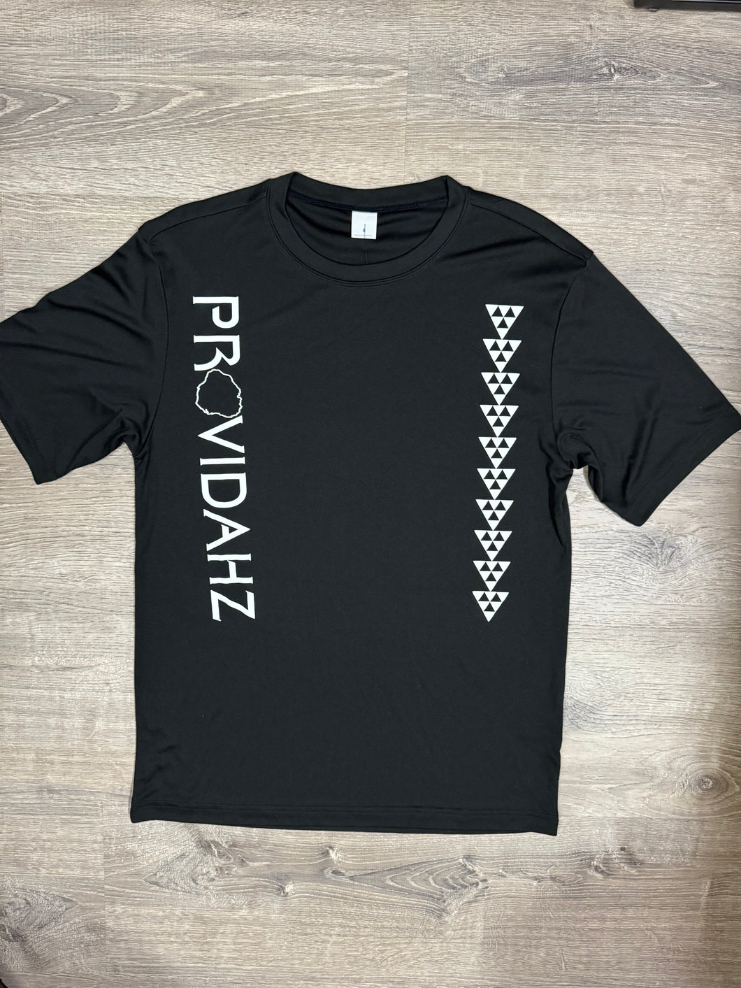 BLACK DRI-FIT T-SHIRT TRI-FORCE TRIANGLES