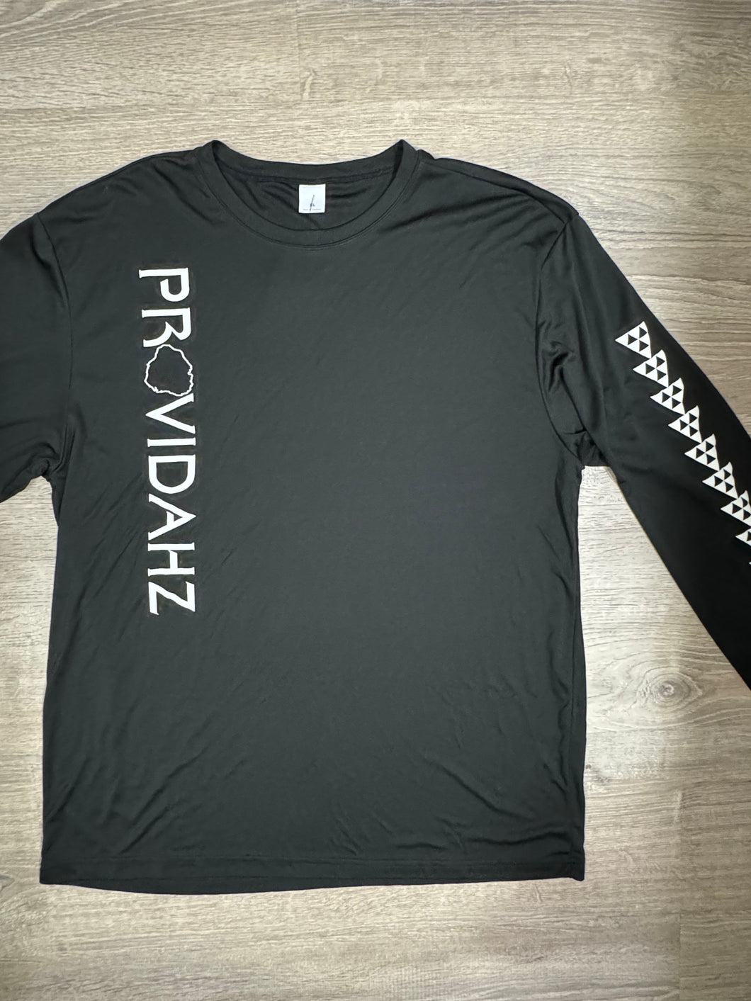 BLACK DRI-FIT LONGSLEEVE TRI-FORCE TRIANGLES