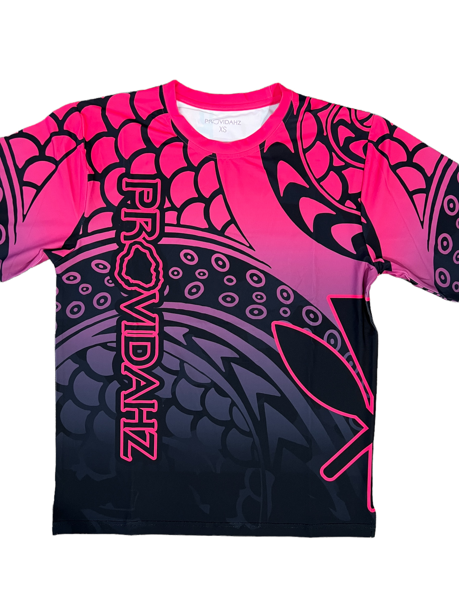 NEON PINK YOUTH TRIBAL/CAMO DRI-FIT LONG SLEEVE