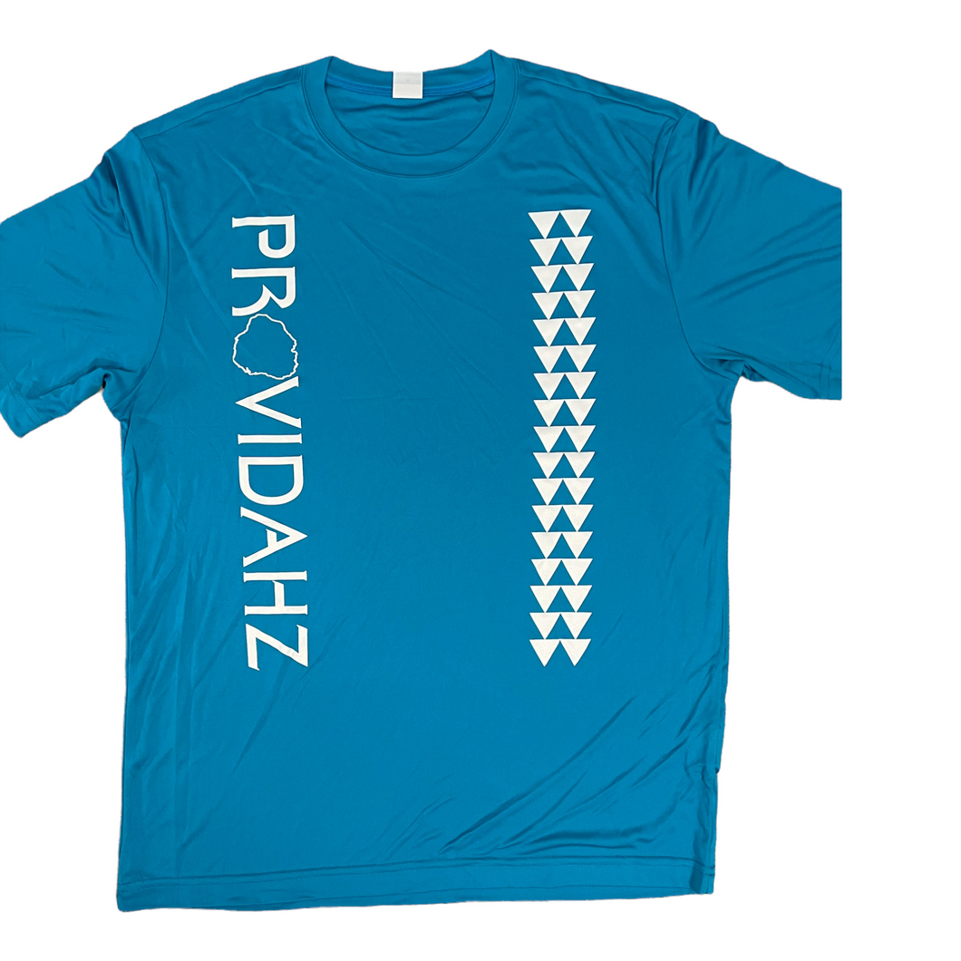 ATOMIC BLUE DRI-FIT T-SHIRT DOUBLE TRIANGLES